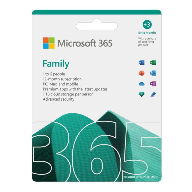 [Digital Version] Microsoft Office 365 Family (ESD) 12 Month - 6GQ-00083