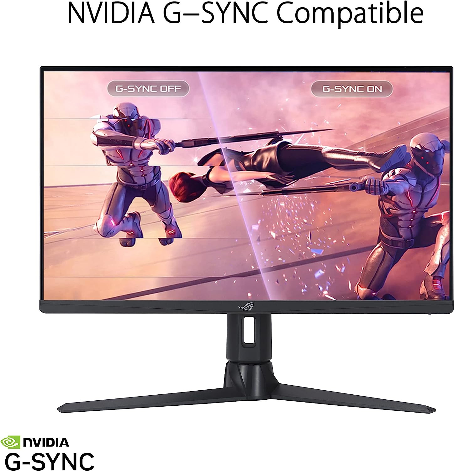 Asus 27" XG27AQMR ROG Strix Fast IPS WQHD HDR10 HDR600 G-Sync Freesync 300Hz 1ms Ergonomic Gaming Monitor