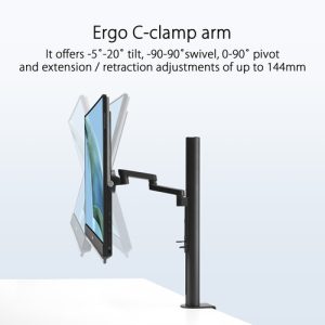 Asus 23.8" Zenscreen MB249C IPS FHD Build-In Speaker Carrying Handle USB-C Ultra-slim Portable Monitor