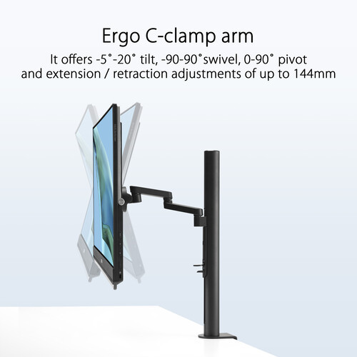 Asus 23.8" Zenscreen MB249C IPS FHD Build-In Speaker Carrying Handle USB-C Ultra-slim Portable Monitor