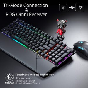Asus X901 ROG Strix Scope II 96 NX Snow Mechanical Tri-Mode Wireless Gaming Keyboard