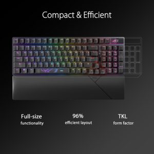Asus X901 ROG Strix Scope II 96 NX Snow Mechanical Tri-Mode Wireless Gaming Keyboard