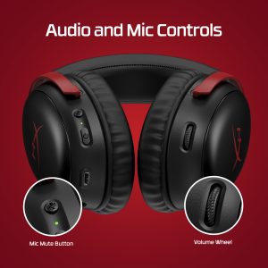 HyperX Cloud III DTS:X Detachable Mic Wireless Gaming Headset (Black) - 77Z45AA