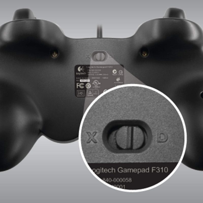 Logitech F310 Plug and Play Wired Gamepad - 940-000112