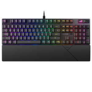 Asus XA12 ROG Strix Scope II RX ABS Doubleshot IP57 Aura Sync Ergonomic Wrist Rest Wired Gaming Keyboard