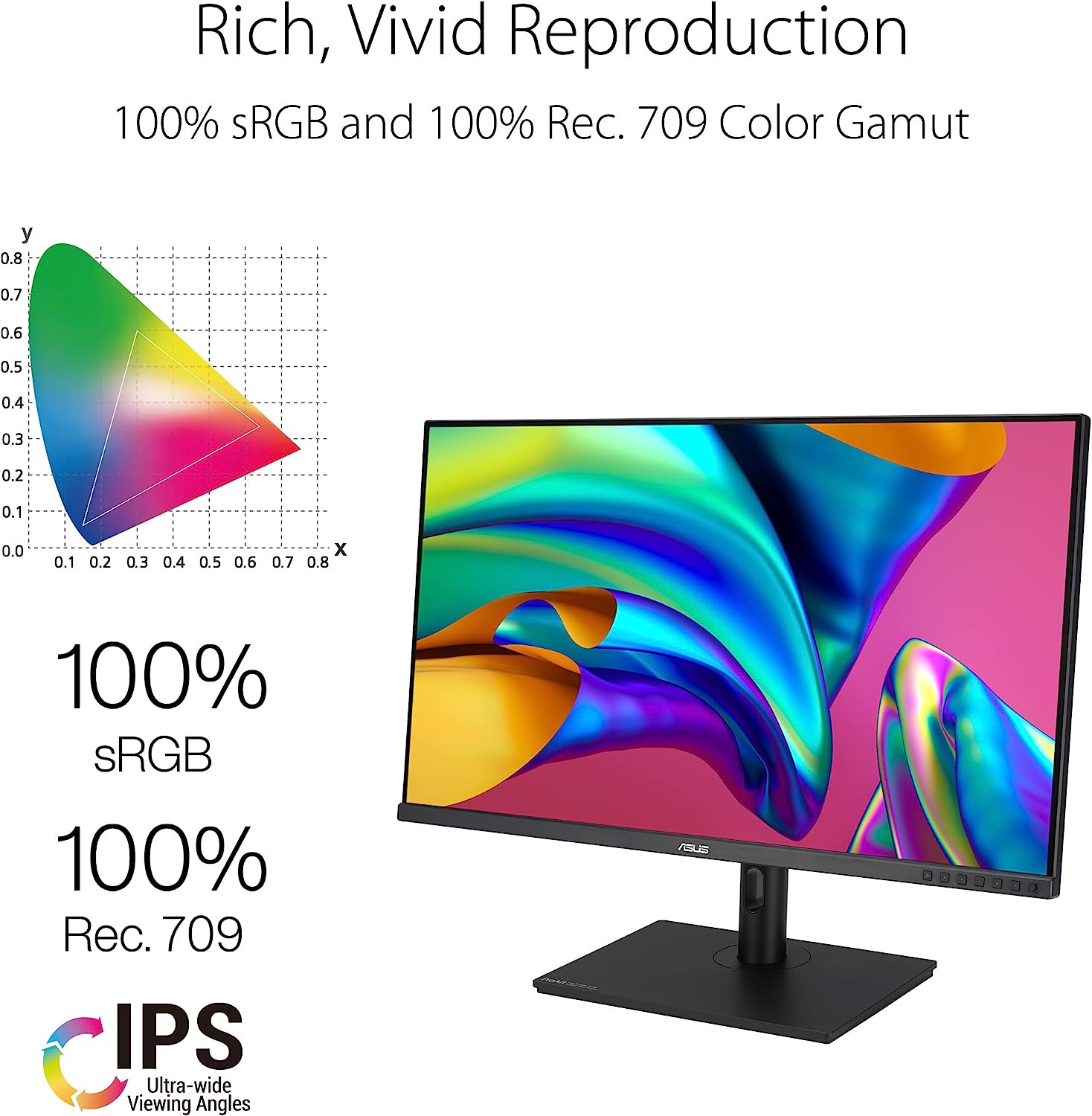 Asus 31.5'' Proart PA328QV IPS WQHD 75Hz Adaptive Sync HDR10 100% sRGB, 100% Rec.709, Color Accuracy ?E < 2, Calman Verified Ergonomic Monitor