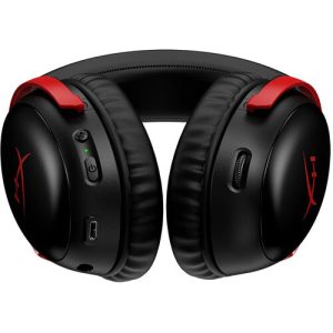 HyperX Cloud III DTS:X Detachable Mic Wireless Gaming Headset (Black/Red) - 77Z46AA