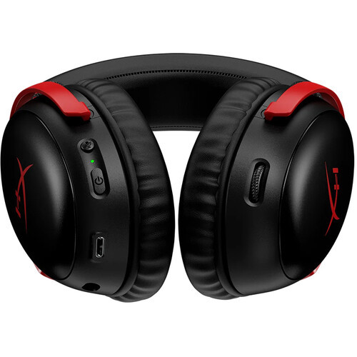 HyperX Cloud III DTS:X Detachable Mic Wireless Gaming Headset (Black/Red) - 77Z46AA