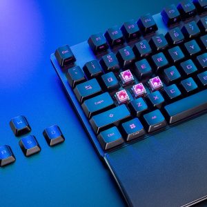 Asus XA12 ROG Strix Scope II RX ABS Doubleshot IP57 Aura Sync Ergonomic Wrist Rest Wired Gaming Keyboard