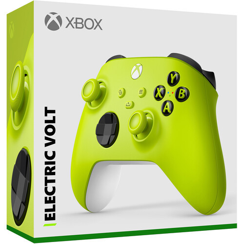 Microsoft Xbox Wireless Branded Electric Volt Controller - QAU-00136 (Electric Volt)