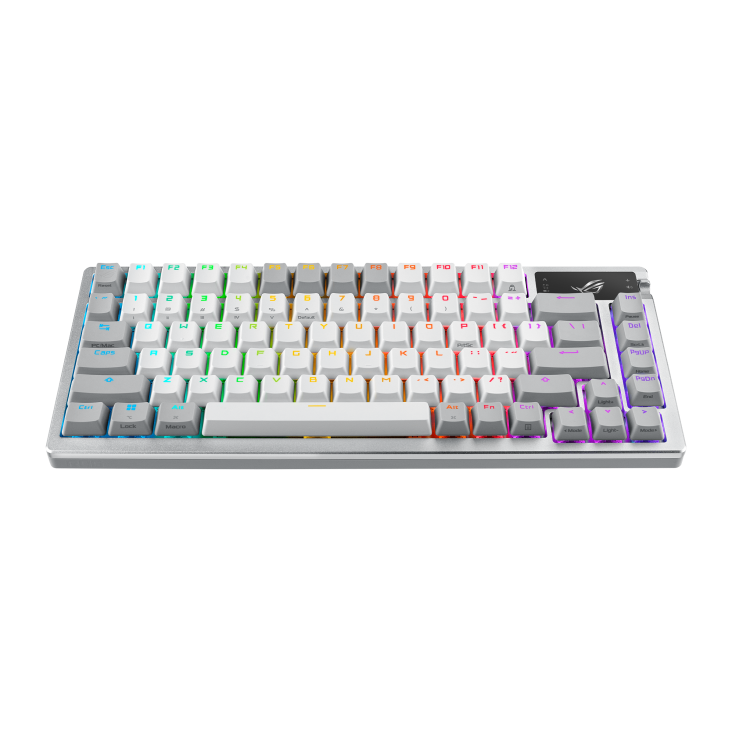 Asus M701 ROG Azoth OLED Display SpeedNova NX Mechanical Gaming Keyboard - Snow Switch