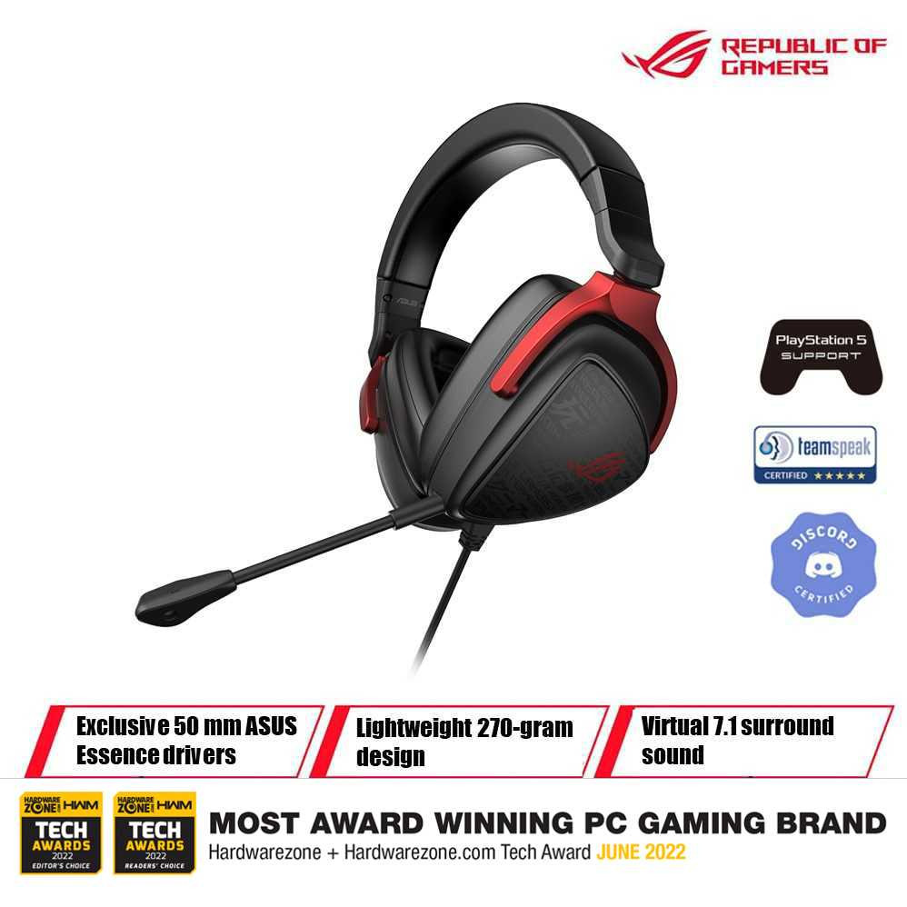 Asus ROG Delta S Core 7.1 Surround Sound Lightwieght Wired Gaming Headset