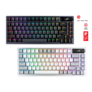 Asus M701 ROG Azoth OLED Display SpeedNova NX Mechanical Gaming Keyboard - Blue Switch