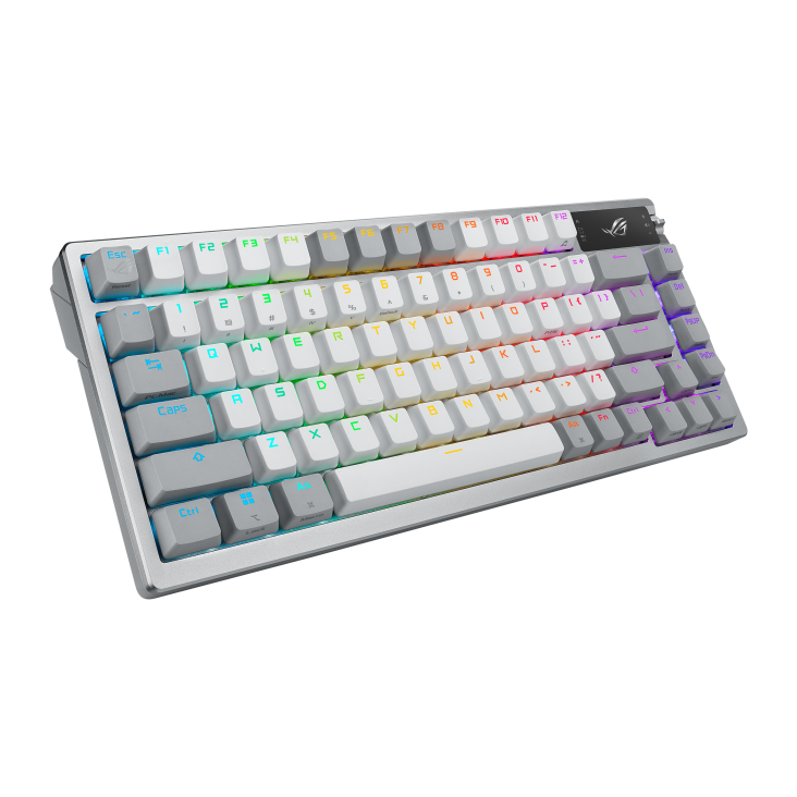 Asus M701 ROG Azoth OLED Display SpeedNova NX Mechanical Gaming Keyboard - Snow Switch