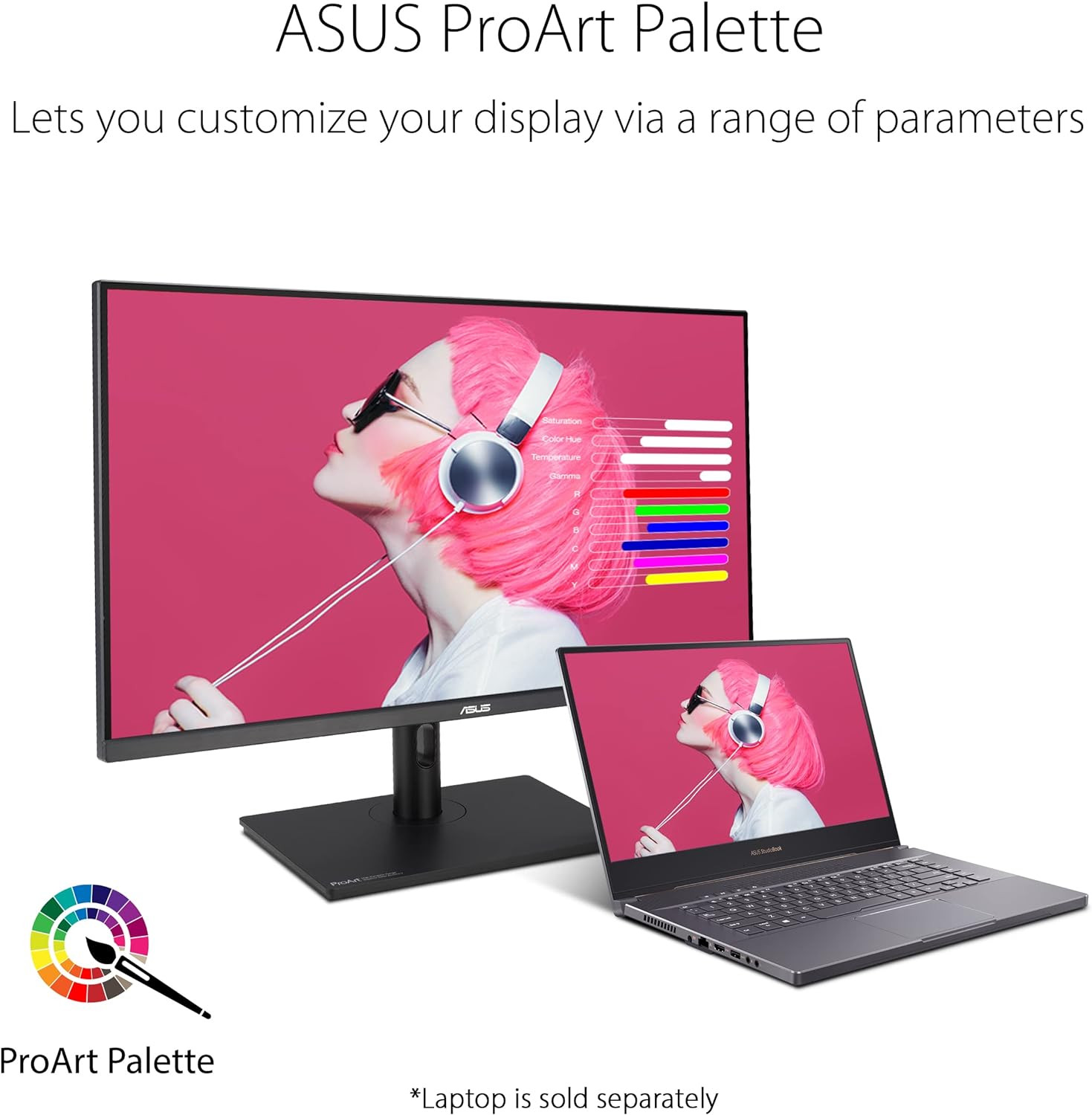 Asus 31.5'' Proart PA328QV IPS WQHD 75Hz Adaptive Sync HDR10 100% sRGB, 100% Rec.709, Color Accuracy ?E < 2, Calman Verified Ergonomic Monitor