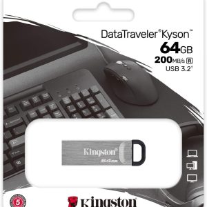 Kingston 64GB Data Traveler Kyson Type-A USB Flash Drive -  DTKN/64GB