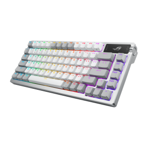 Asus M701 ROG Azoth OLED Display SpeedNova NX Mechanical Gaming Keyboard - Snow Switch