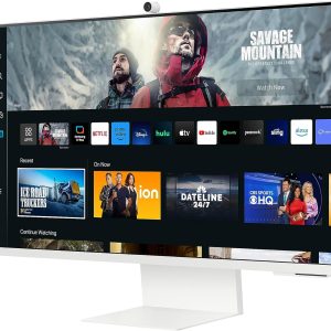 Samsung 32'' M80C White LS32CM801UEXXS VA 4K HDR10+ 60Hz 4ms Tizen? OS Slim Fit Camera USB-C Ergonomic Iconic Slim Smart Monitor