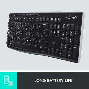 Logitech K270 Full Size Plug N Play Wireless Keyboard -920-003057