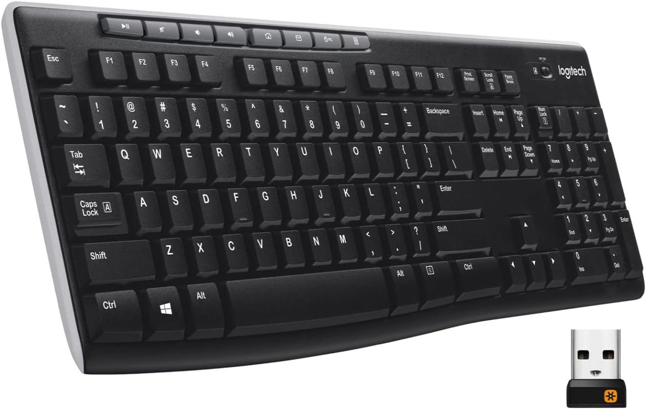 Logitech K270 Full Size Plug N Play Wireless Keyboard -920-003057