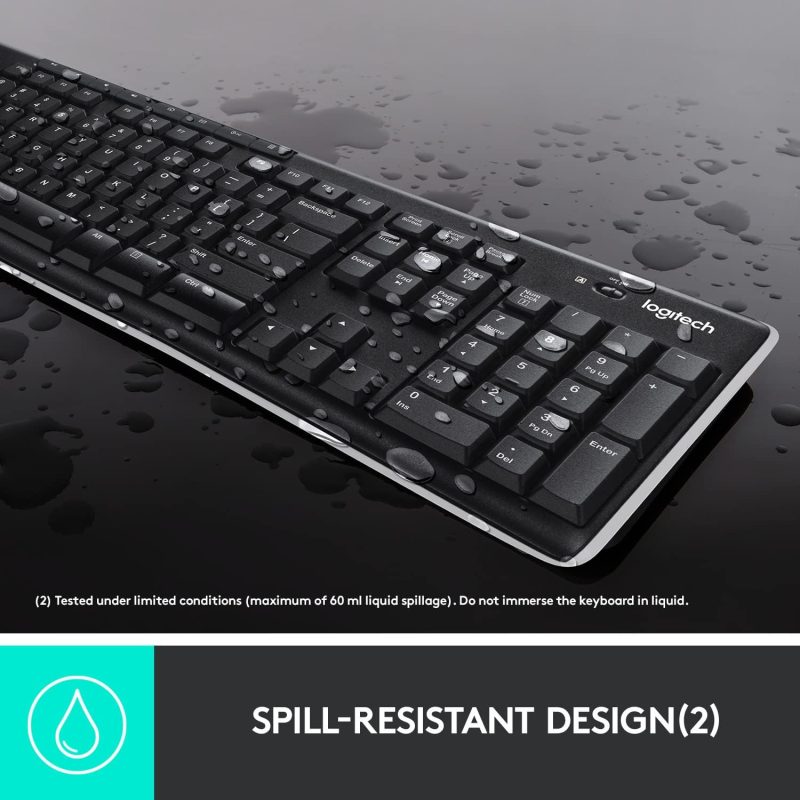 Logitech K270 Full Size Plug N Play Wireless Keyboard -920-003057