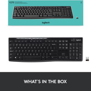 Logitech K270 Full Size Plug N Play Wireless Keyboard -920-003057