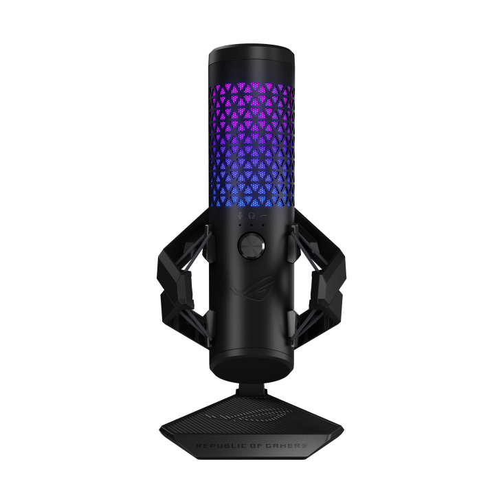 Asus C501 ROG Carnyx Professional Cardioid Condenser 192kHz Aura Sync Gaming Microphone in Black