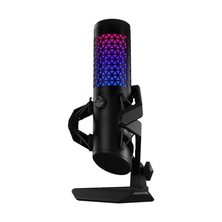 Asus C501 ROG Carnyx Professional Cardioid Condenser 192kHz Aura Sync Gaming Microphone in Black