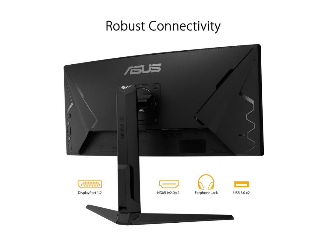 Asus 29.5" TUF Gaming VG30VQL1A VA WFHD HDR10 Freesync Premium Adaptive Sync 200Hz 1ms HDR Ultrawide Curved Ergonomic Gaming Monitor