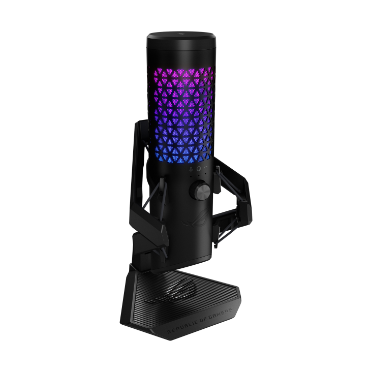 Asus C501 ROG Carnyx Professional Cardioid Condenser 192kHz Aura Sync Gaming Microphone in Black