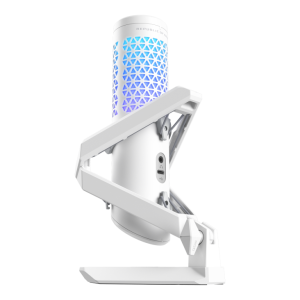 Asus C501 ROG Carnyx Professional Cardioid Condenser 192kHz Aura Sync Gaming Microphone in White