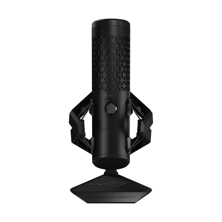 Asus C501 ROG Carnyx Professional Cardioid Condenser 192kHz Aura Sync Gaming Microphone in Black
