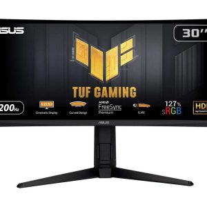 Asus 29.5" TUF Gaming VG30VQL1A VA WFHD HDR10 Freesync Premium Adaptive Sync 200Hz 1ms HDR Ultrawide Curved Ergonomic Gaming Monitor