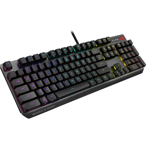 Asus XA06 ROG Strix Scope RX Red Mechanical Switches IP56 USB-C RGB Gaming Keyboard