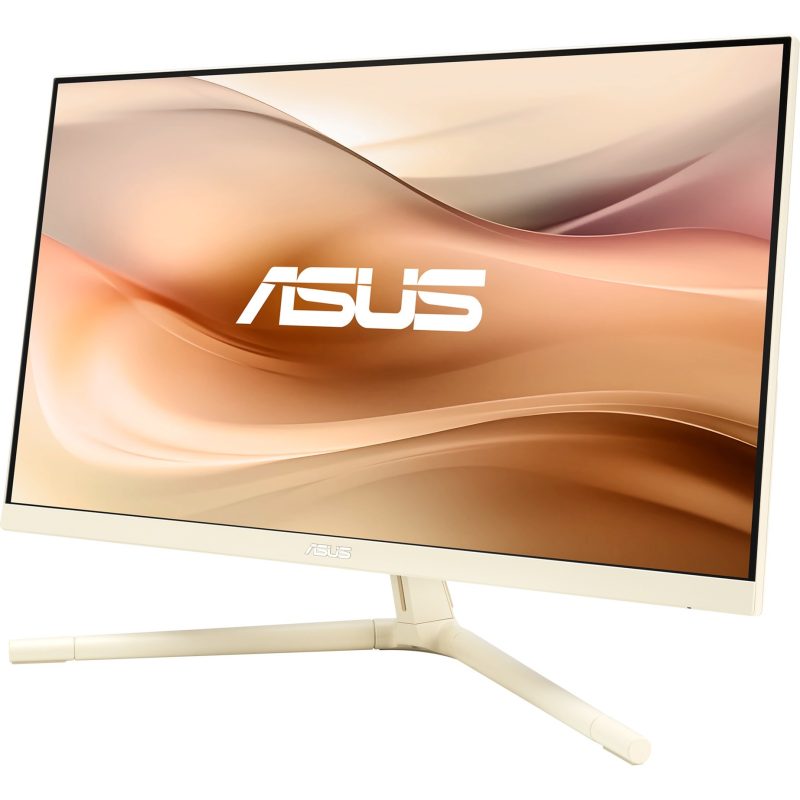 Asus 24" VU249CFE-M IPS FHD 100Hz 1ms Adaptive Sync Type-C Height Adjustable Eye Care Gaming Monitor - Oat Milk