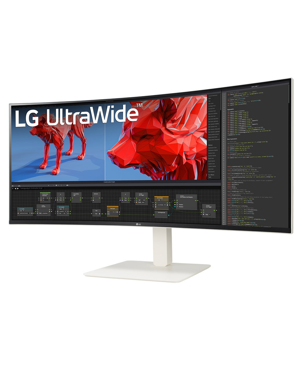 LG 38" 38WR85QC UltraWide™ Curved Monitor with WQHD Nano IPS Display with VESA DisplayHDR 600 and 144Hz Refresh Rate