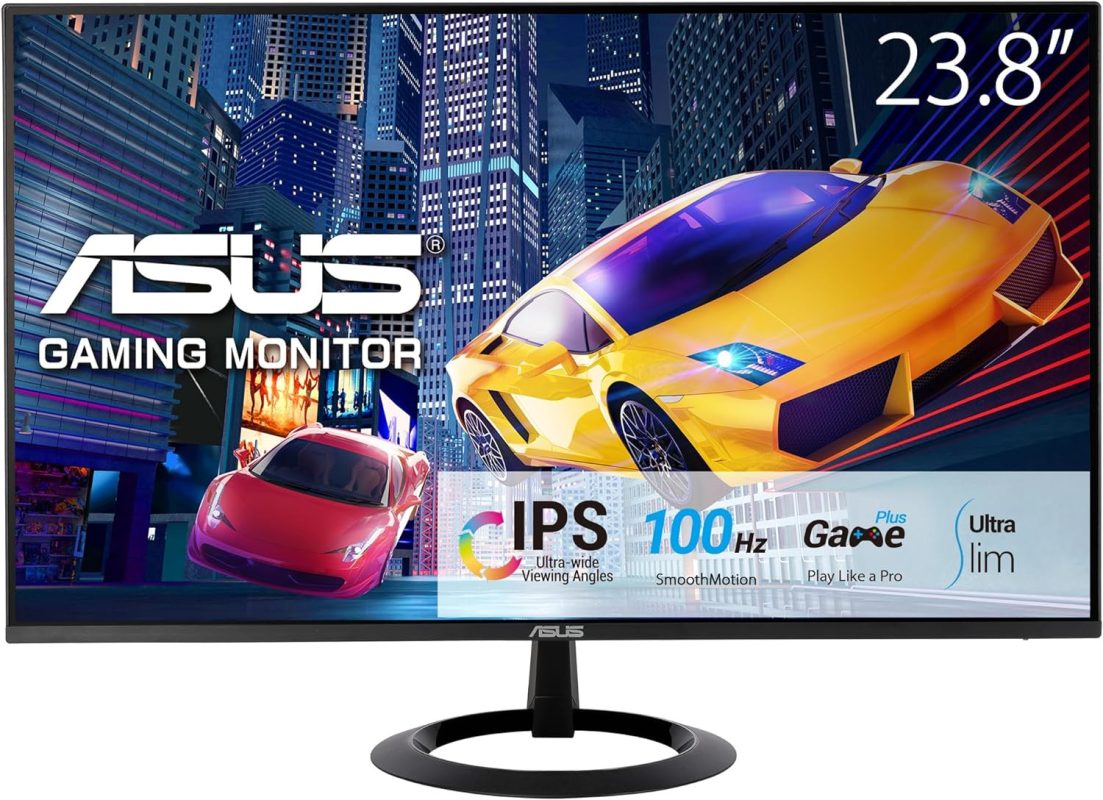 Asus 23.8" VZ24EHF IPS FHD Adaptive Sync 100Hz 1ms Ultra Slim Eye Care Gaming Monitor