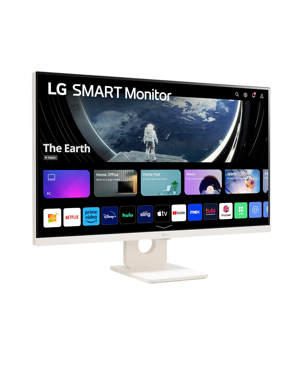 LG 27" 27SR50F IPS FHD 60Hz WebOS'23 Virtually Frameless Smart Monitor