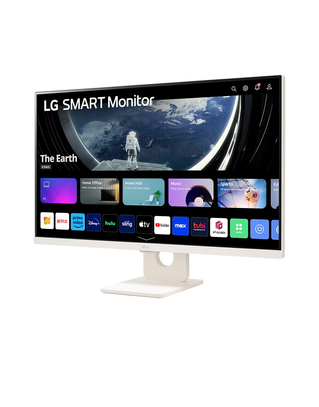 LG 27" 27SR50F IPS FHD 60Hz WebOS'23 Virtually Frameless Smart Monitor
