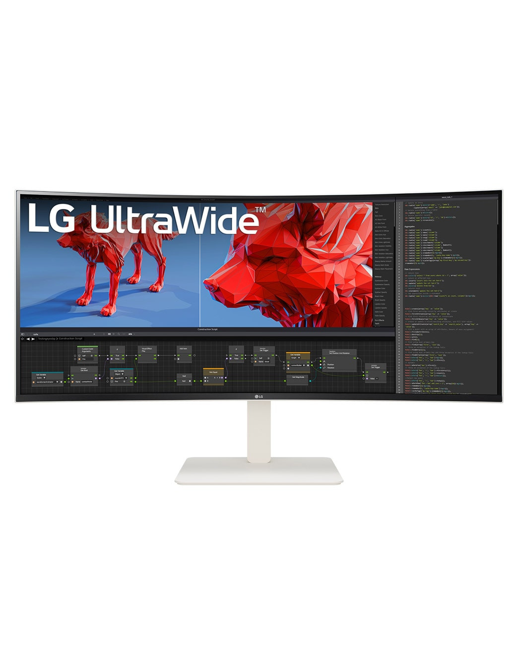 LG 38" 38WR85QC UltraWide™ Curved Monitor with WQHD Nano IPS Display with VESA DisplayHDR 600 and 144Hz Refresh Rate