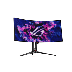 Asus 33.9" ROG Swift OLED PG34WCDM UWQHD HDR400 GSync Adaptive Sync 240Hz 0.03ms Delta E<2 Type-C Curved Ultrawide Ergonomic Gaming Monitor
