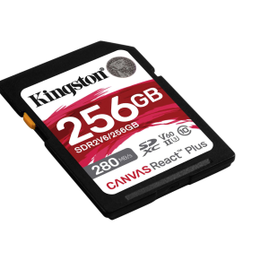 Kingston 256GB Canvas React Plus V60 UHS-II SD Memory Card - SDR2V6/256GB