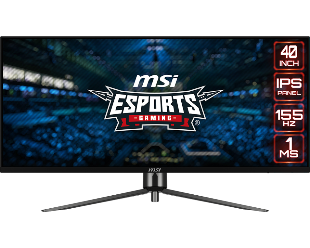 MSI 40" MAG401QR IPS UWQHD 155Hz 1ms HDR400 Adaptive Sync USB C Gaming Monitor