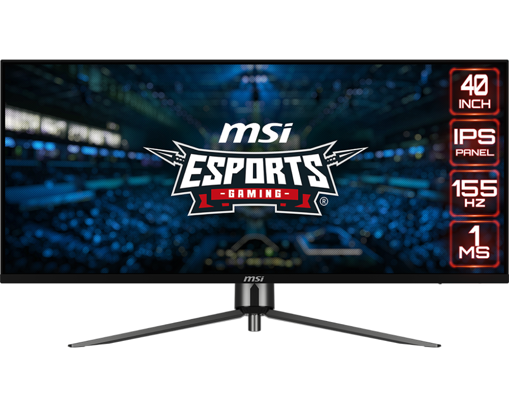 MSI 40" MAG401QR IPS UWQHD 155Hz 1ms HDR400 Adaptive Sync USB C Gaming Monitor