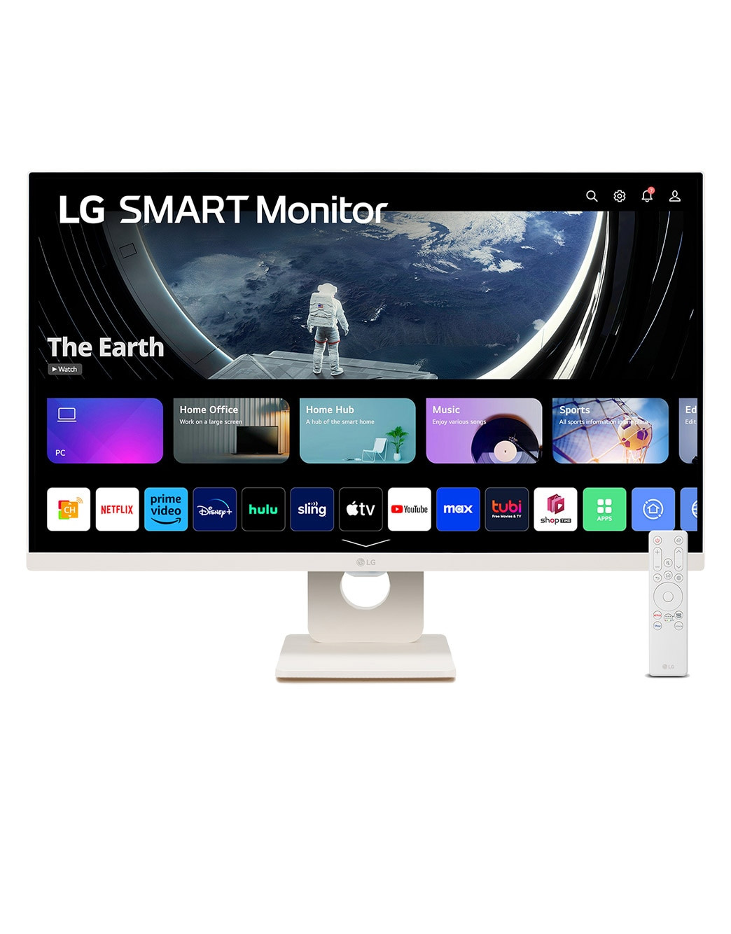 LG 27" 27SR50F IPS FHD 60Hz WebOS'23 Virtually Frameless Smart Monitor