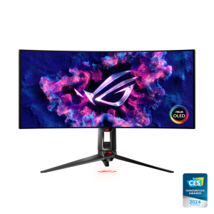 Asus 33.9" ROG Swift OLED PG34WCDM UWQHD HDR400 GSync Adaptive Sync 240Hz 0.03ms Delta E<2 Type-C Curved Ultrawide Ergonomic Gaming Monitor
