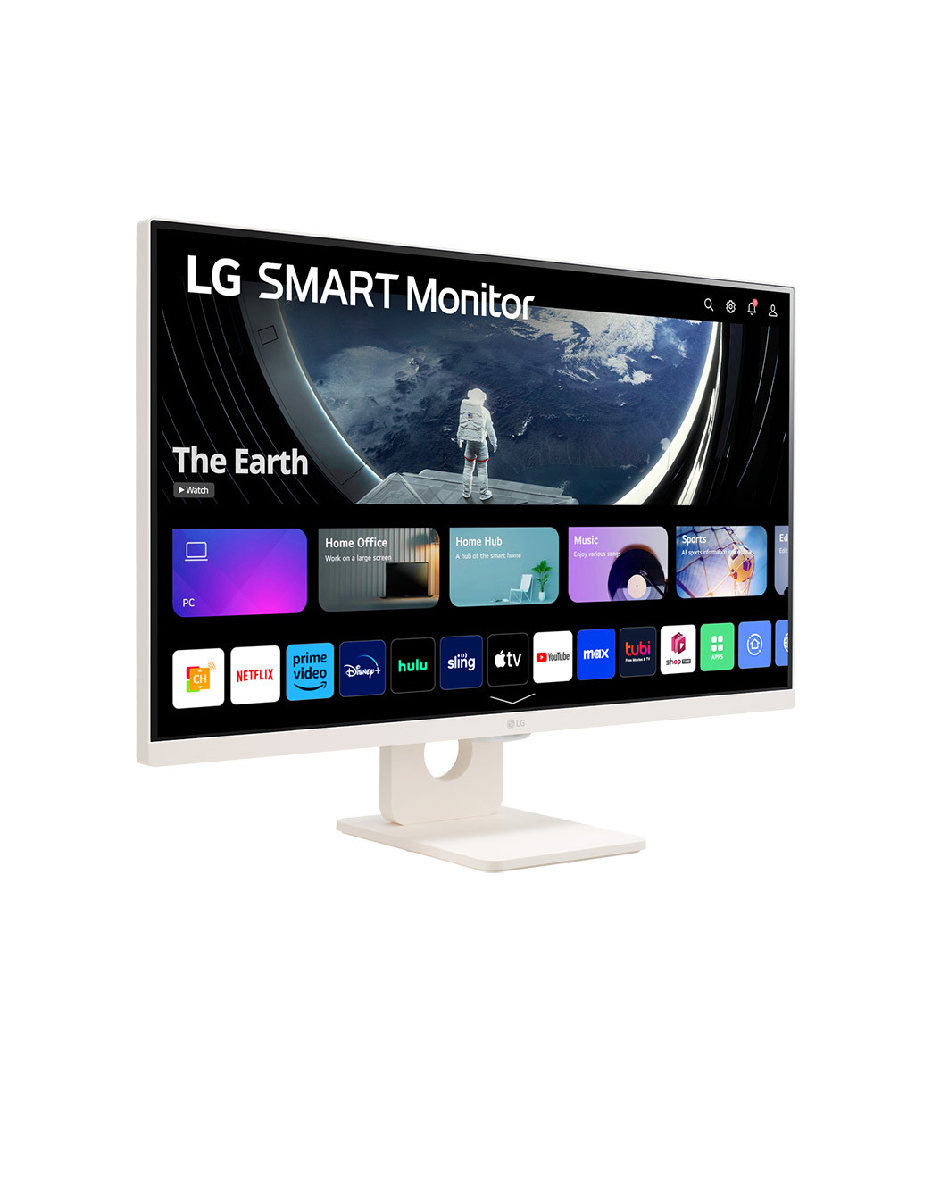 LG 27" 27SR50F IPS FHD 60Hz WebOS'23 Virtually Frameless Smart Monitor