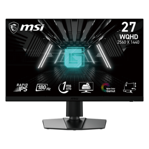 MSI 27" G272QPF-E2 Rapid IPS WQHD 180Hz 1ms Adaptive Sync Frameless Ergonomic Gaming Monitor