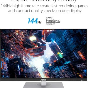 Asus 27" Proart PA278CGV IPS QHD Freesync 144Hz HDR400 95% DCI-P3 Color Accuracy ?E < 2 USB-C Ergonomic Professional Monitor