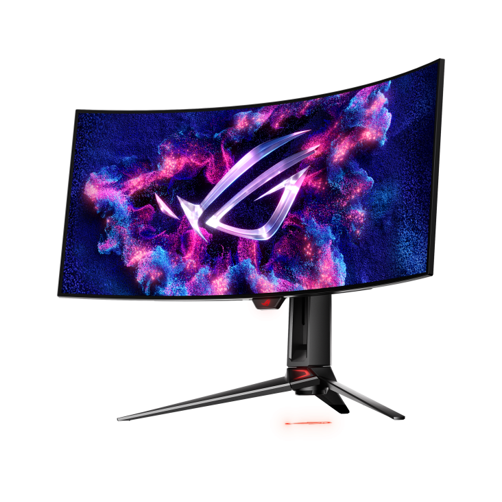 Asus 33.9" ROG Swift OLED PG34WCDM UWQHD HDR400 GSync Adaptive Sync 240Hz 0.03ms Delta E<2 Type-C Curved Ultrawide Ergonomic Gaming Monitor